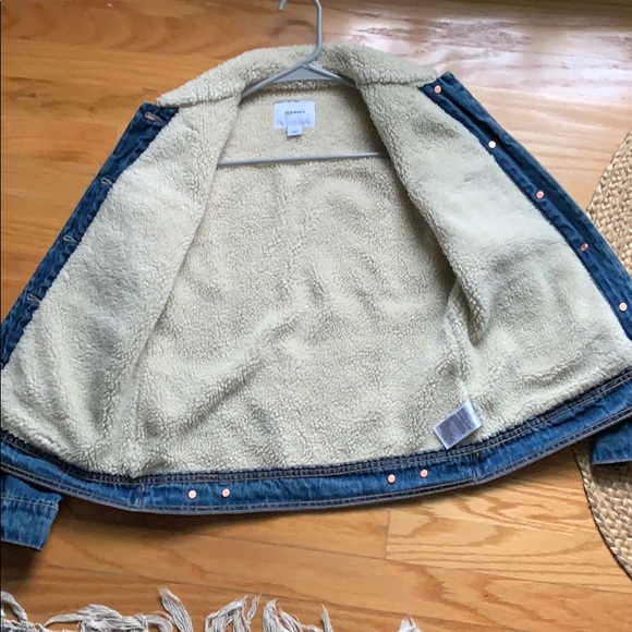 Sherpa old navy jean jacket - Picture 3 of 7